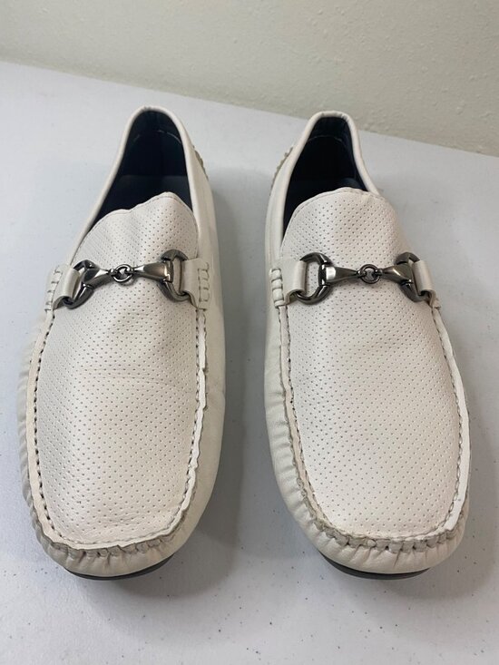 Kenneth Cole Reaction Loafers Mens 9 White Driver Casual Shoes main image 6